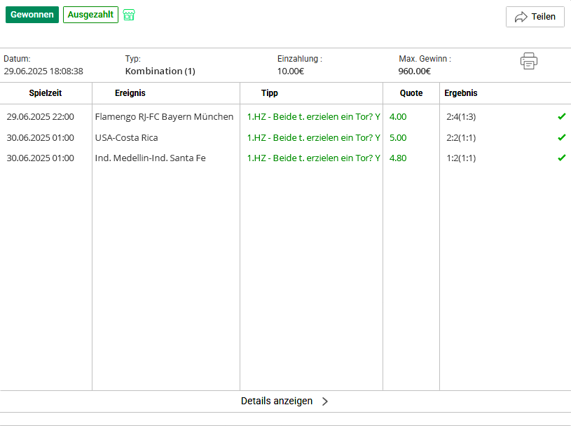 bet ticket